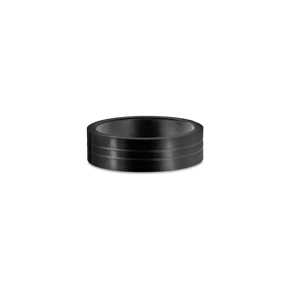 Anel Life Masculino Aço Preto Menor preço em Anel Life Masculino Aço Preto