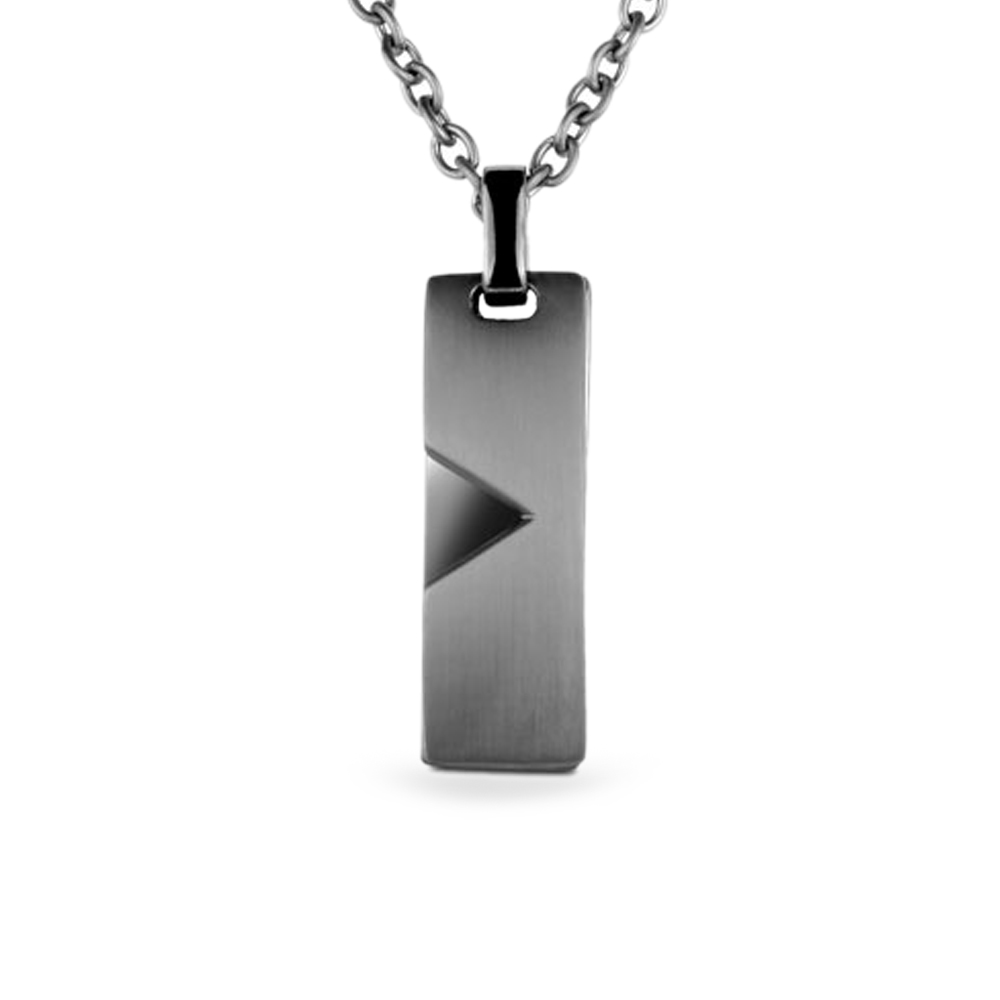 Pingente Prata e Ródio Negro Vivara 37 mm Menor preço em Pingente Prata e Ródio Negro Vivara 37 mm