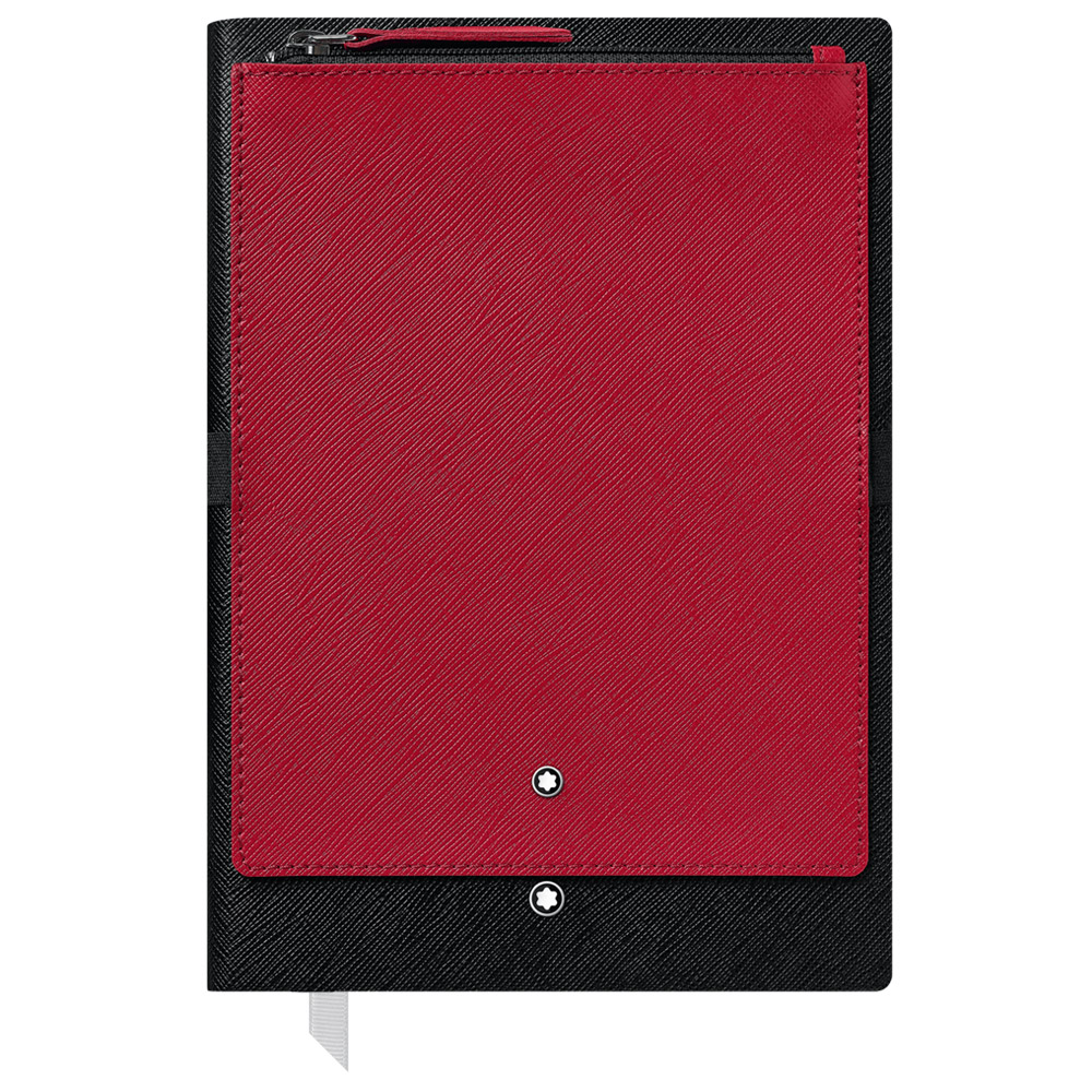 caderno capa preta montblanc