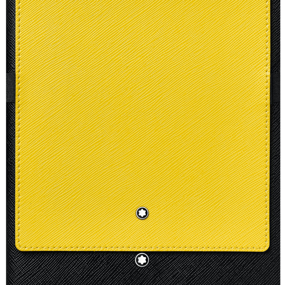 caderno capa preta montblanc