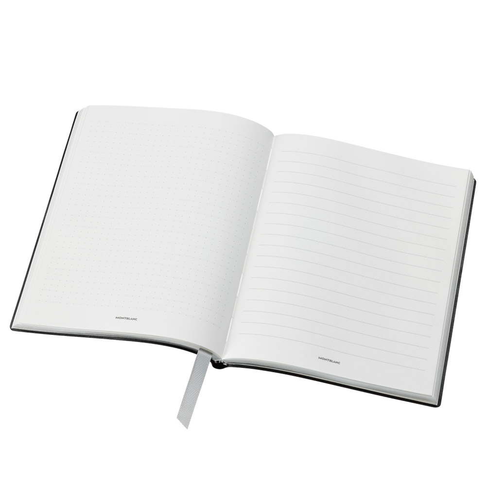 caderno capa preta montblanc