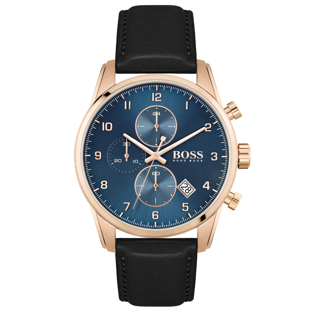 Relógio Boss Masculino Couro Preto 1513783 05 ATM | Vivara