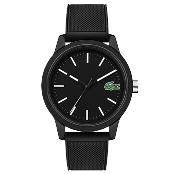Relógio lacoste masculino borracha preta Outlet