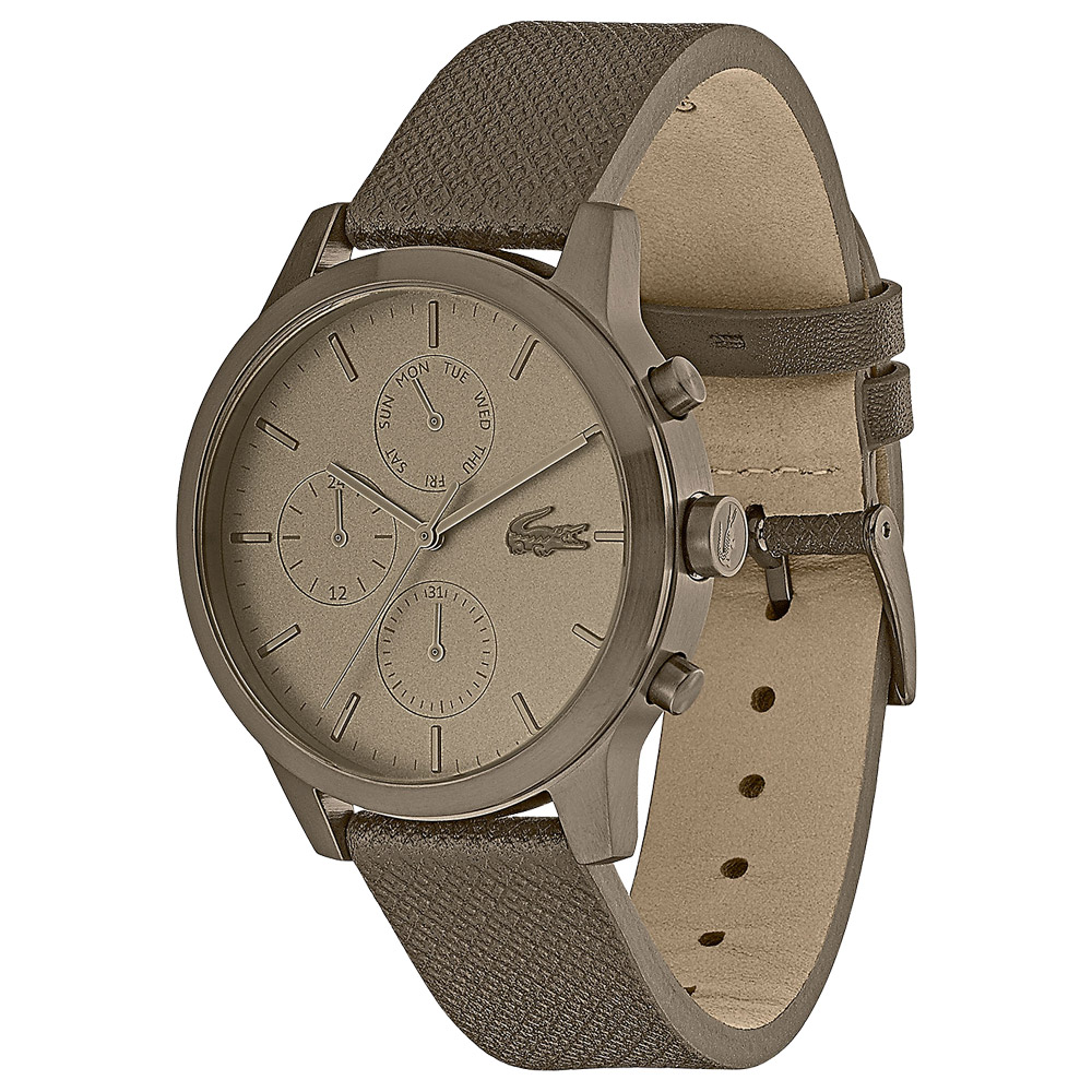 Relógio Lacoste Masculino Couro Caqui 2010999 05 ATM | Vivara