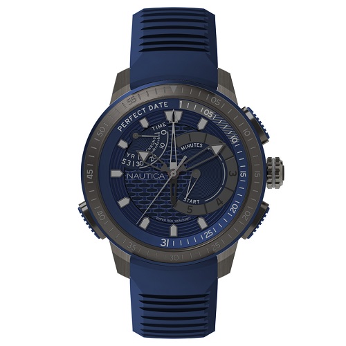 Relógio Nautica Masculino Borracha Azul - NAPCPT002 | Vivara