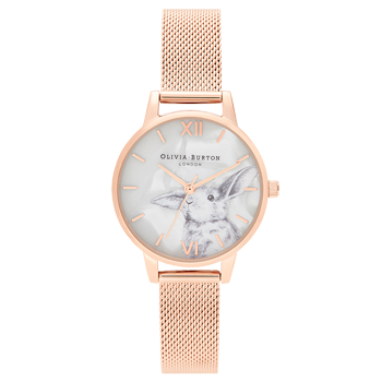 Relógio Olivia Burton Feminino Aço Rosé - OB16WL85