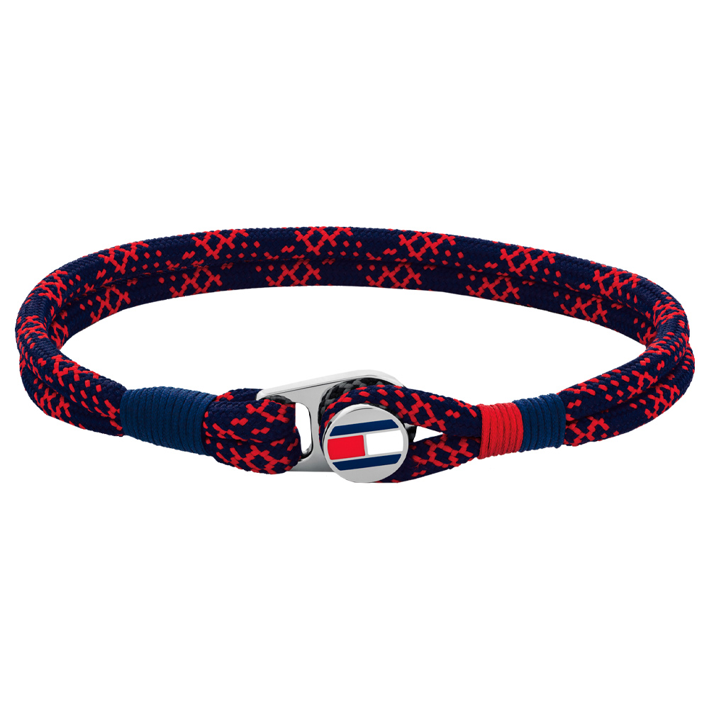 Pulseira Tommy Hilfiger Nylon Azul e Vermelho - 2790247S | Vivara