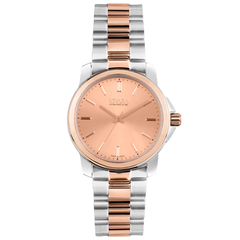 Relógio Vivara Feminino Aço Prateado e Rosé - DS14161R0A-1 | Vivara