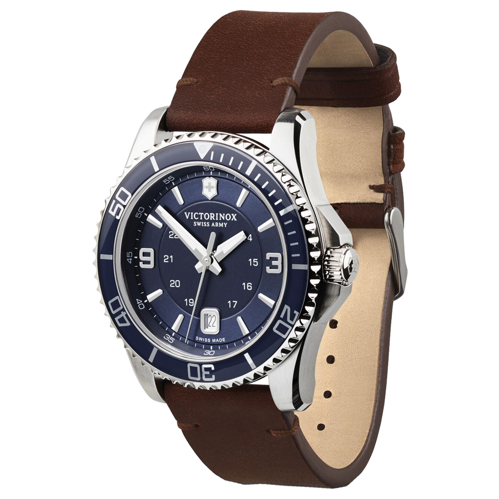 relogio victorinox swiss army pulseira de couro