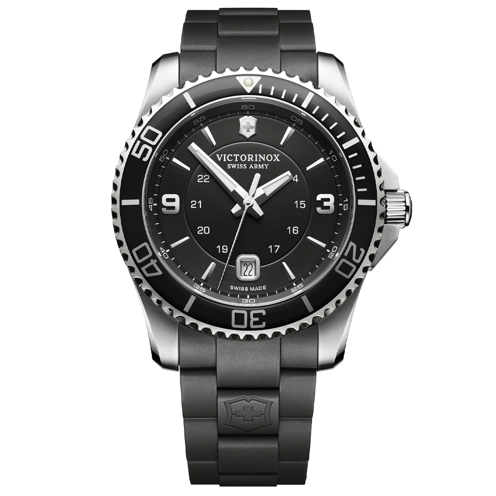 relogio victorinox pulseira de borracha